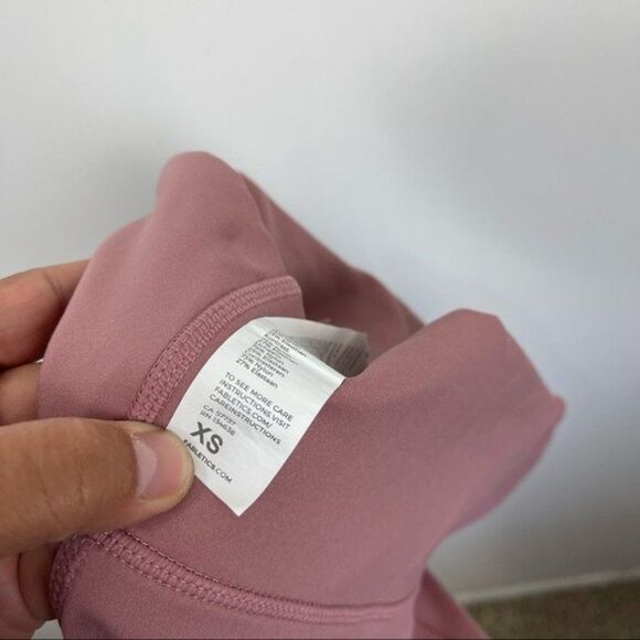 Fabletics Trinity High-Waisted Utility Leggings Zipper Pockets Pink Women's XS - Picture 11 of 13